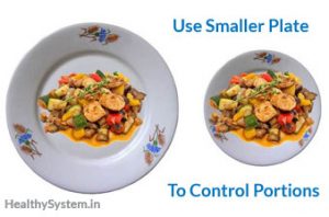 Use small Plate to lose weight