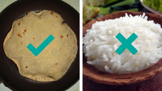 Roti VS Rice for Weight Loss