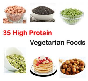 High protein vegetarian foods