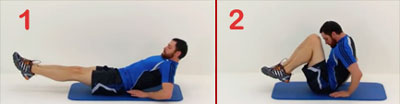 Knee Tuck Crunches