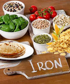 Iron rich Foods