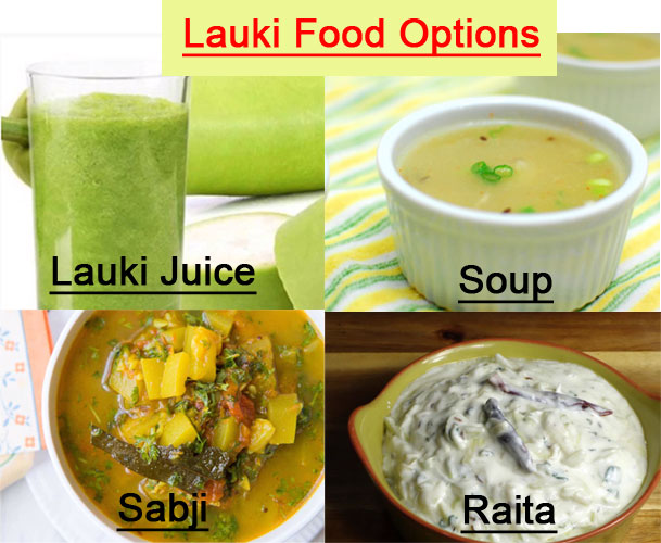 Lauki Food options
